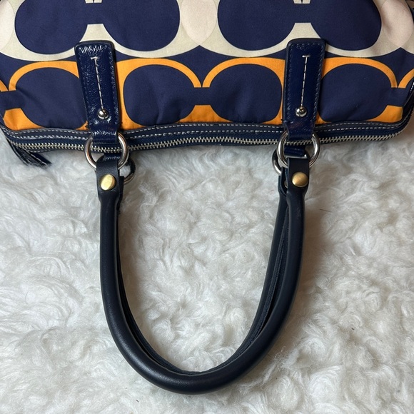 COACH 2013 Linear Stripe Bag nylon 25184 - Picture 10 of 12